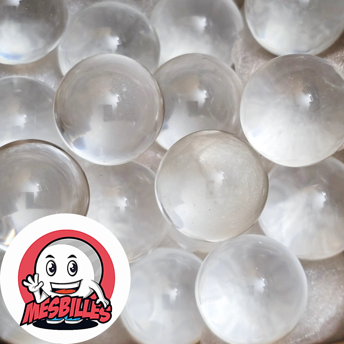 1 Murmel Kristall von Böhmen 100 mm