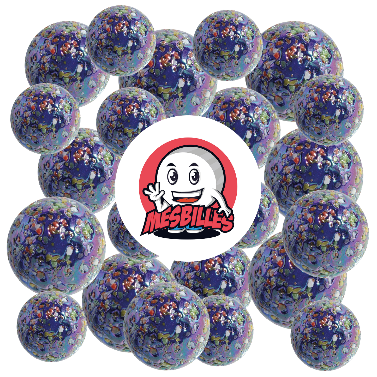 1 Nugget-Murmel Stern 25 mm