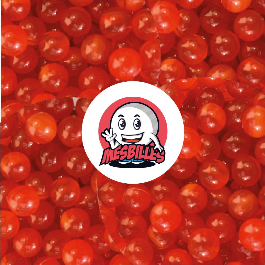 1 Bille Lollipop Orange 10 mm