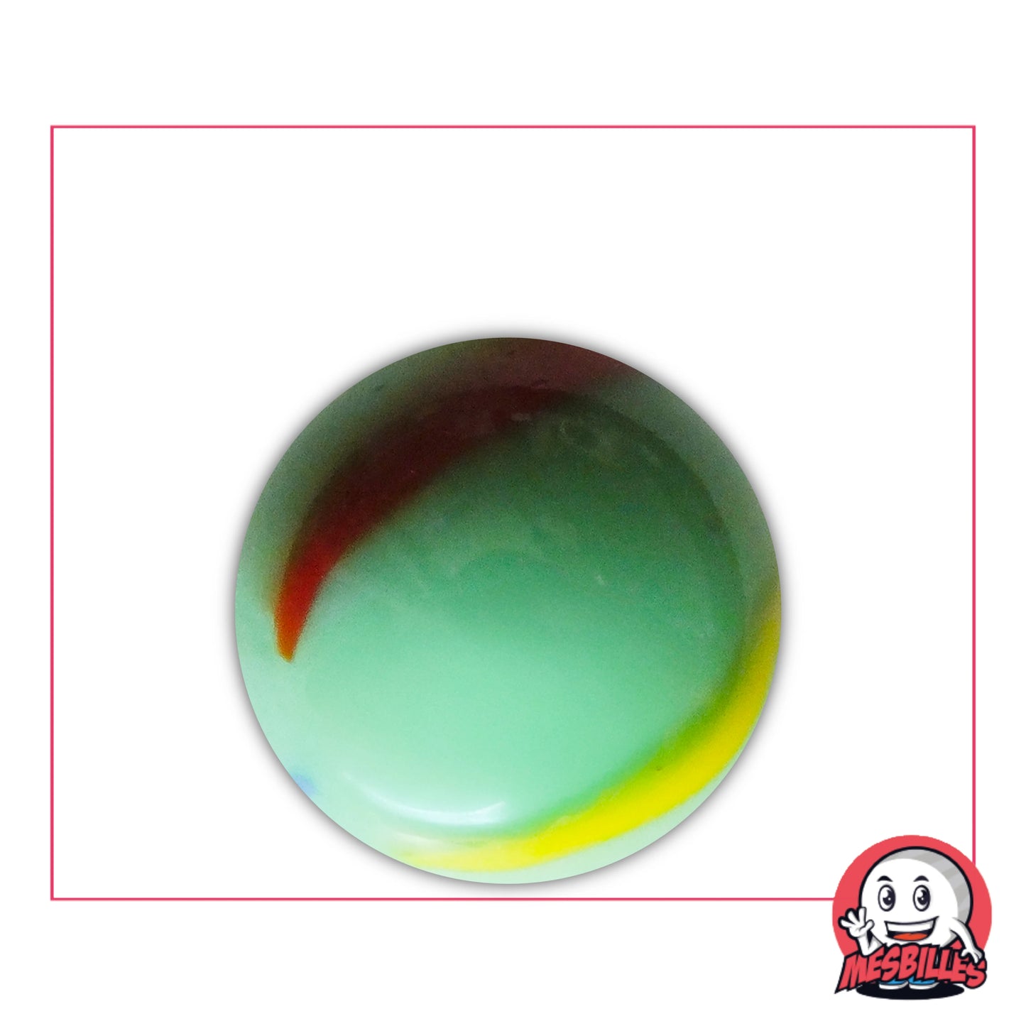 1 Murmeln Jade 25 mm