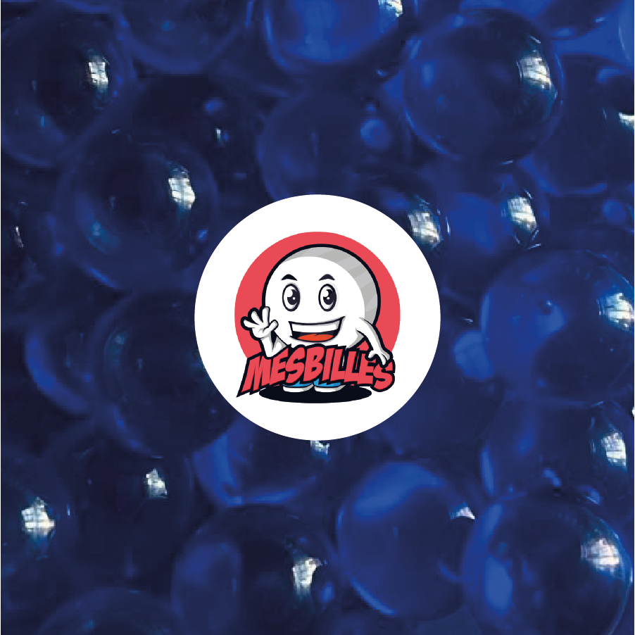 1 Bille Loupe Bleu-Nuit 10 mm