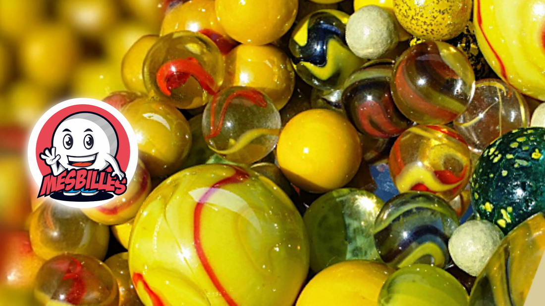 Photos des commandes de billes jaunes