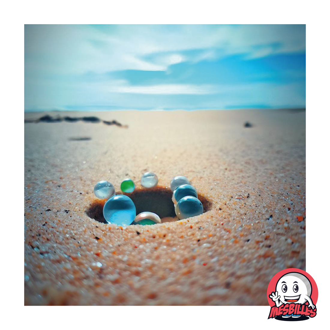 Le jeu de bille "Le trou"