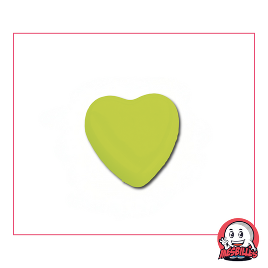 1 Bille Coeur Perle Vert Clair extra plate