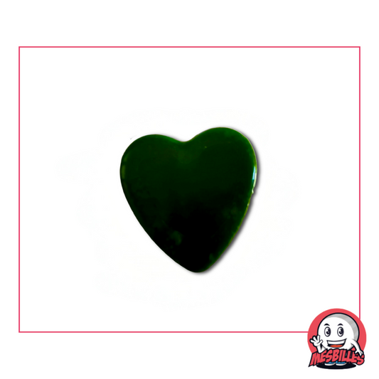 1 Bille Coeur Vert Perle extra plate
