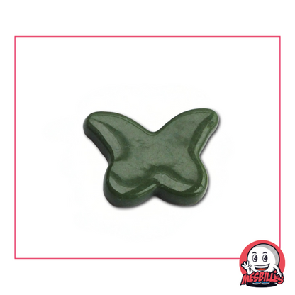 1 Bille Papillon Vert Perle extra plat