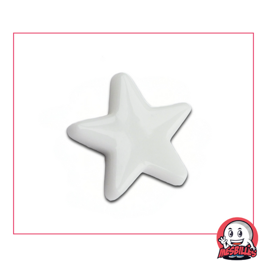 1 Bille étoile Perle Blanc Extra Plate