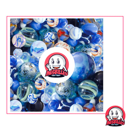 Collection MesBilles Pharaons : billes bleues, dorées et marbrées, inspirées des trésors antiques d’Égypte