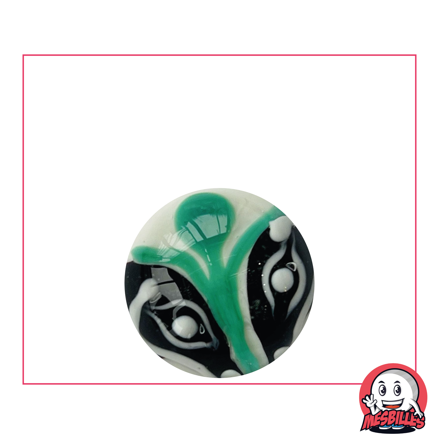 1 Bille Art Aloa Vert 22 mm