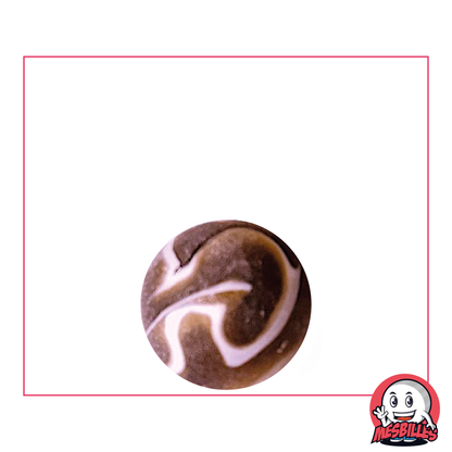 1 Bille Givrée Ambre 16 mm