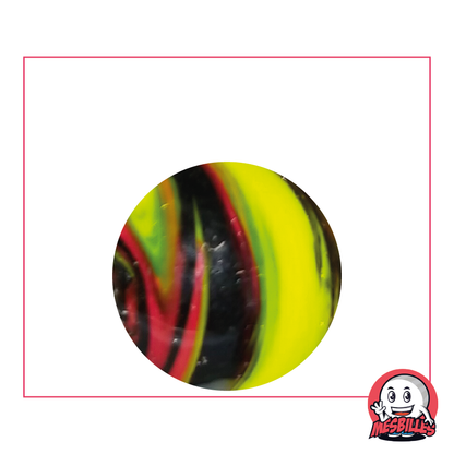 Diabolische Murmeln Schwarz 25 mm, der Batman unter den Murmeln