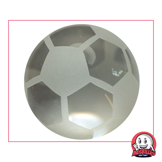 1 Bille Balle de Foot Cristal 50 mm