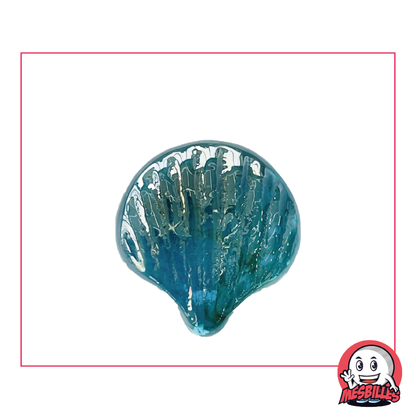 Bille Coquillage Bleu-Clair, l'océan des Billes Formes chez MesBilles