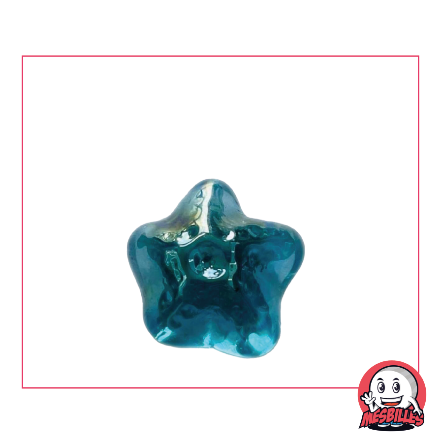 Murmeln Seestern Hellblau, die Welt der Form-Murmeln bei MeineMurmeln