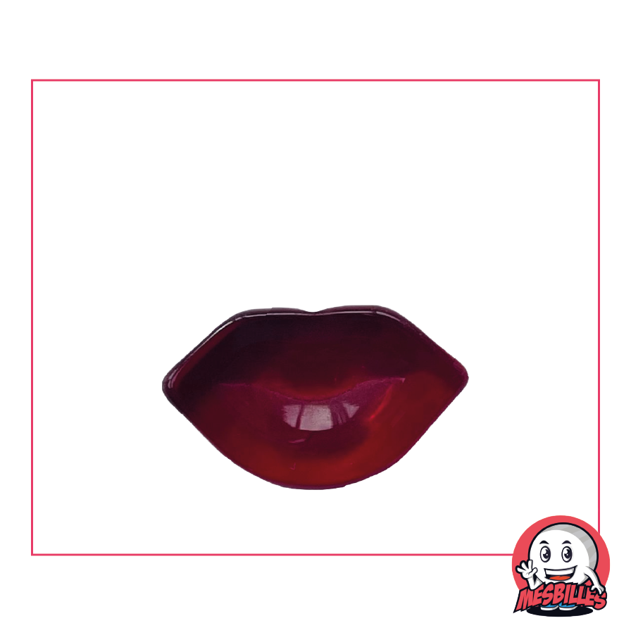 Bille Extra-plate Kiss Rouge, le feu des Billes Formes chez MesBilles