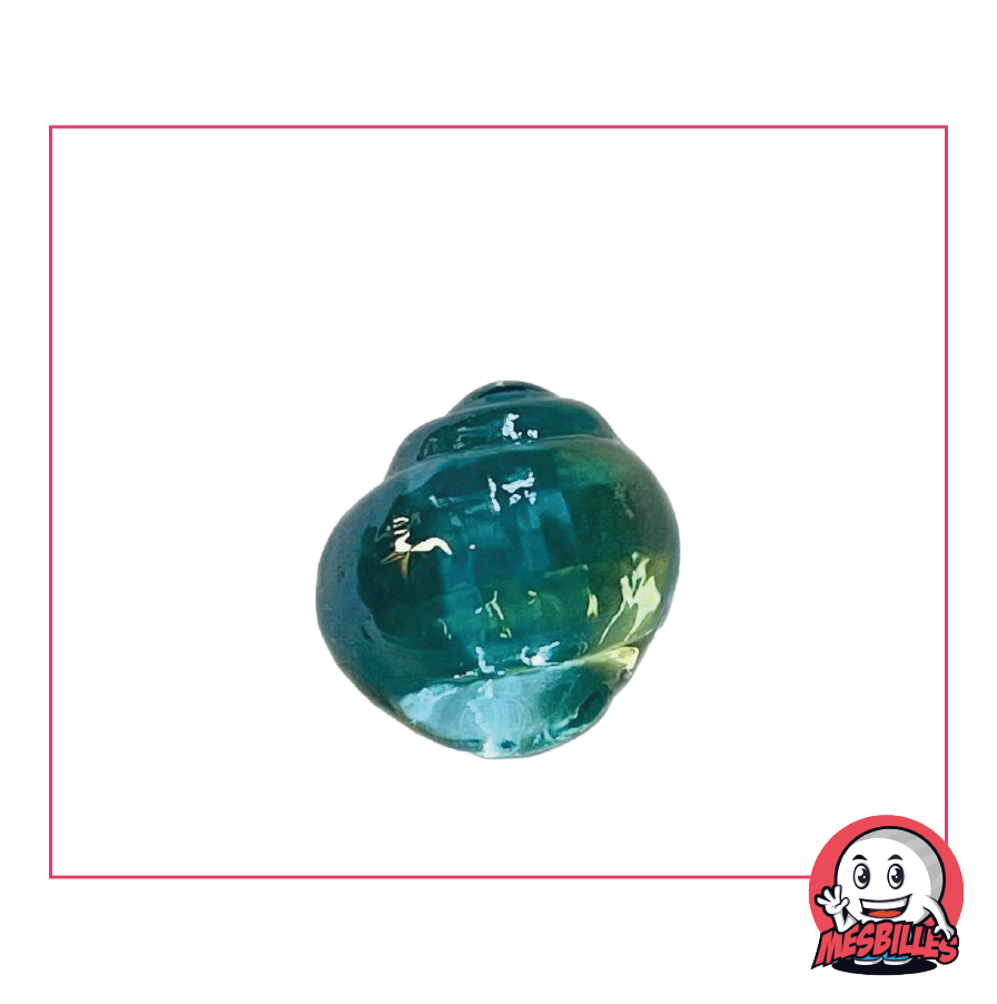 Murmeln Neptunéa Hellblau 30 mm, der Tsunami der Form-Murmeln bei MeineMurmeln