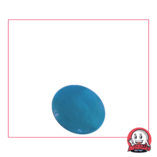 1 Bille Plate Loupe Bleu-Clair 18 mm