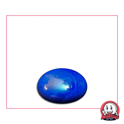 Cette bille est également nommée Bille Galet en Verre, elle est utilisée pour Jouer, Décorer ou Collectionner.