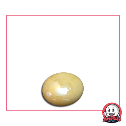 L'aspect lisse et brillant de cette bille Plate 18 mm Glossy Da Vinci en verre ajoute une touche de luxe à votre collection.