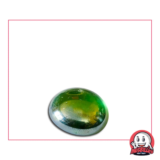 Cette bille est également nommée Bille Galet en Verre, elle est utilisée pour Jouer, Décorer ou Collectionner. Bille Plate Vert Brillant : La Décoration qui ne Perd Jamais de sa Superbe