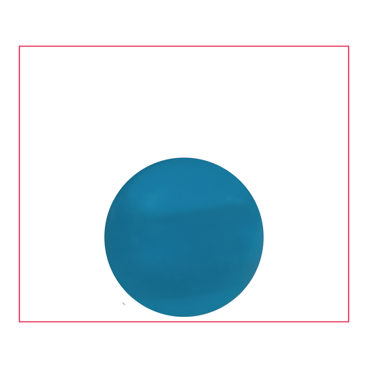 1 Bille Loupe de Bohême Bleu 22 mm