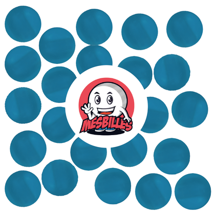 1 Murmeln Blau Lupe 22 mm