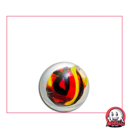 Une petite touche d'élégance artistique booster vos collections de billes avec la Bille d'Art Créative Rouge.