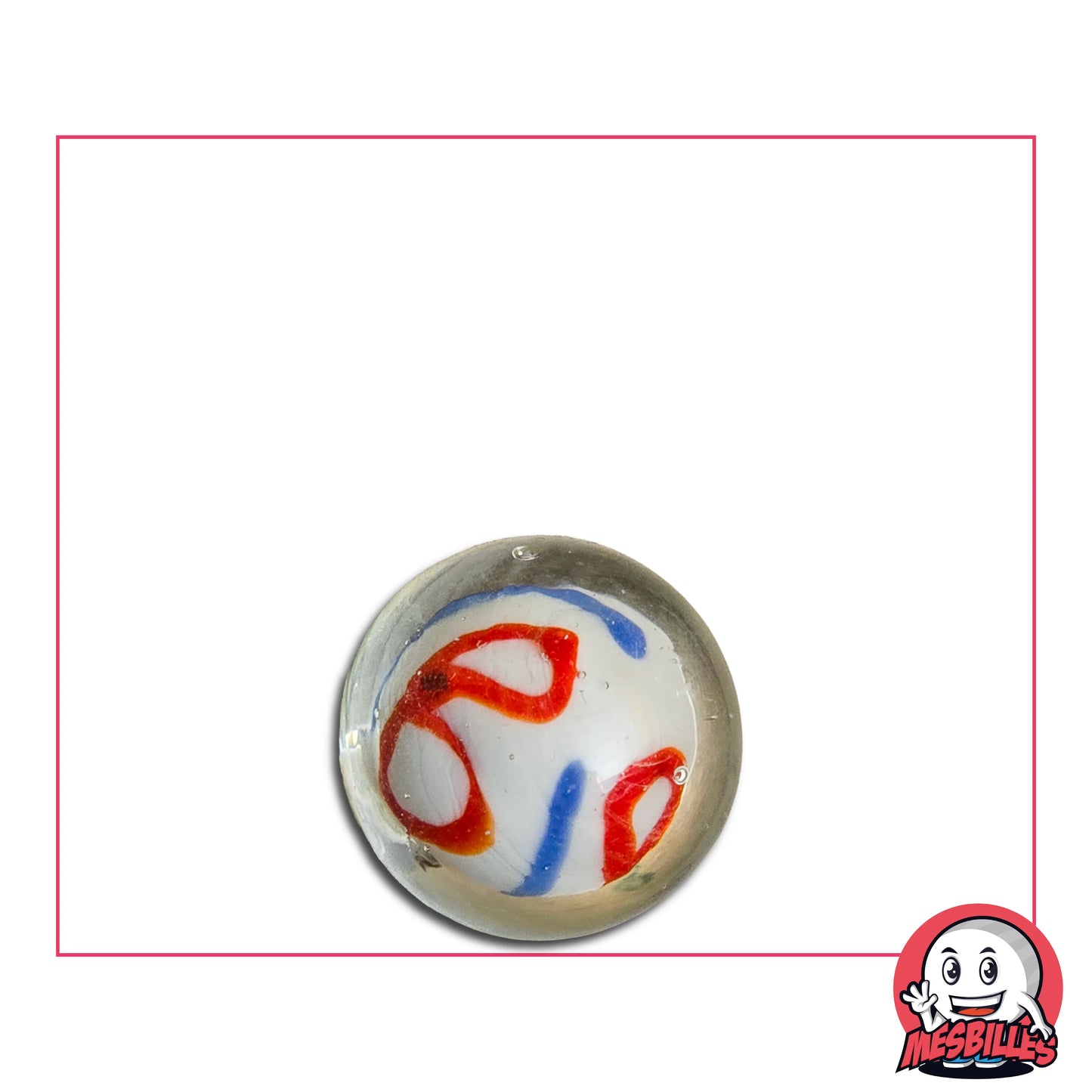 Bille d'Art Créative Blanc, bille de 16 mm