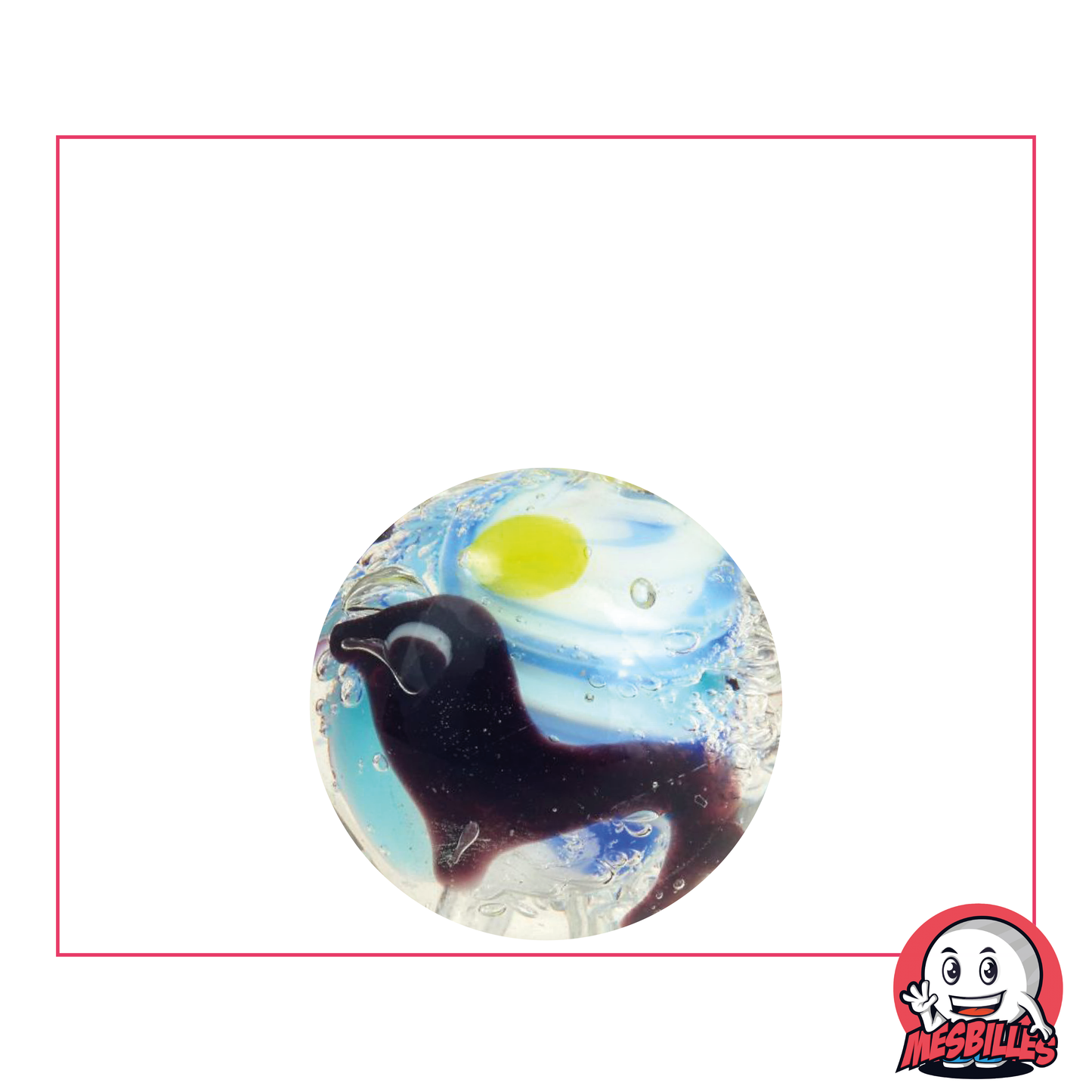 1 Bille Art Phoque 22 mm