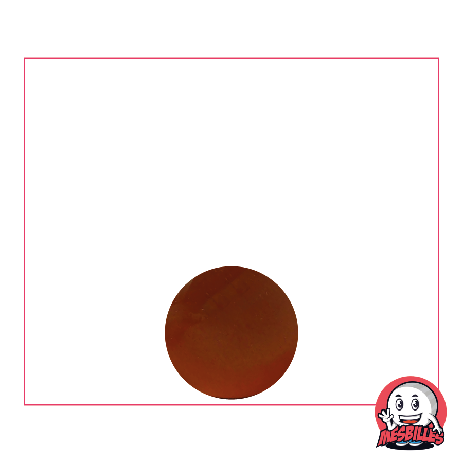 1 Bille Loupe Ambre 10 mm