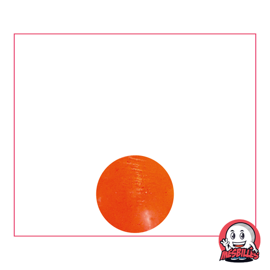 1 Bille verre de Bohême Loupe Orange 06 mm
