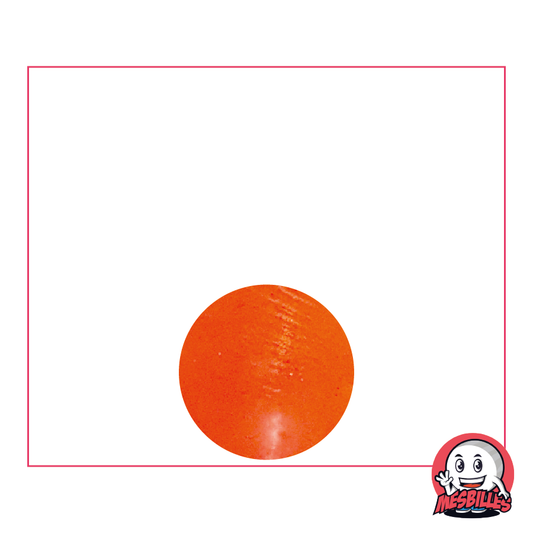 1 Bille verre de Bohême Loupe Orange 14 mm