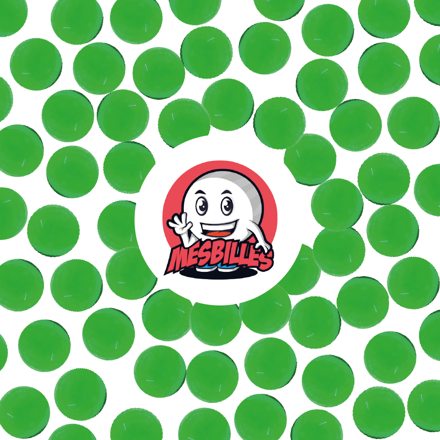 1 Murmeln Licht Grün 25 mm