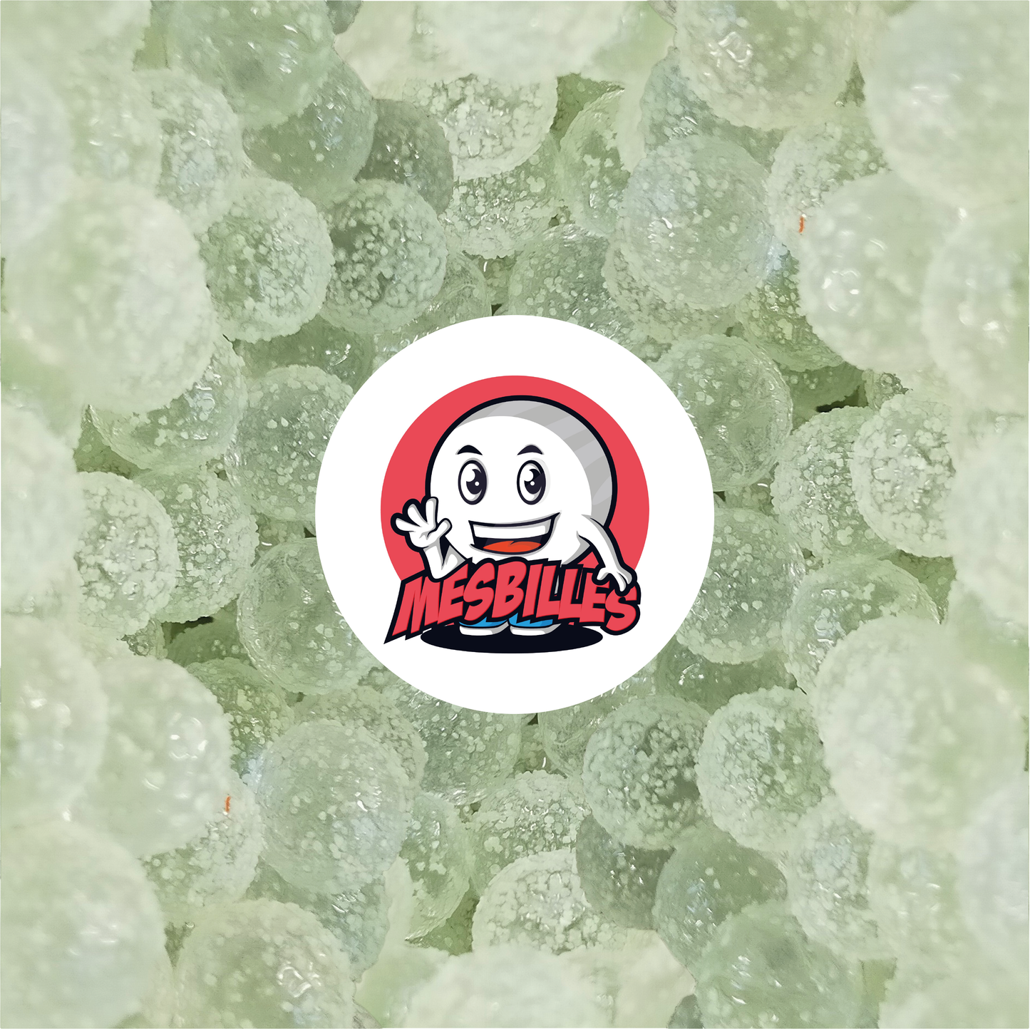 1 Murmeln Nugget Leuchtend 25 mm