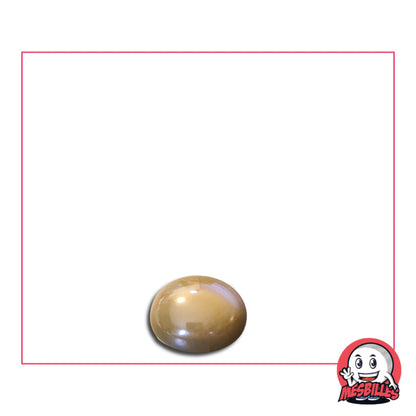 Petit Galet  en verre Opaque et Brillant Da Vinci, Collection Bille Glossy.