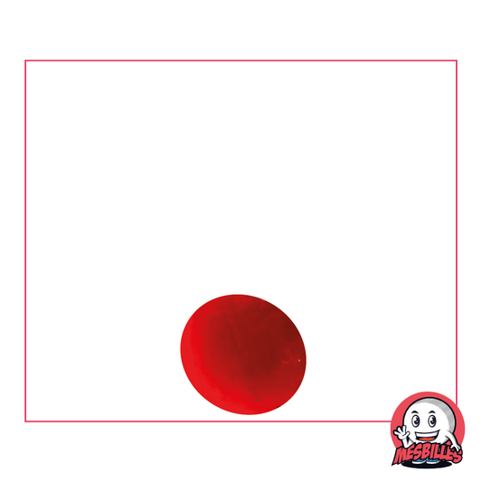 1 Bille Plate 12 mm Loupe Rouge