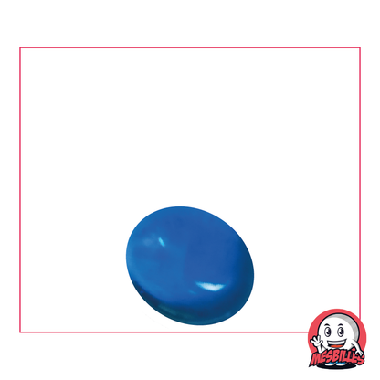 1 Flache Murmeln Licht Blau 18 mm