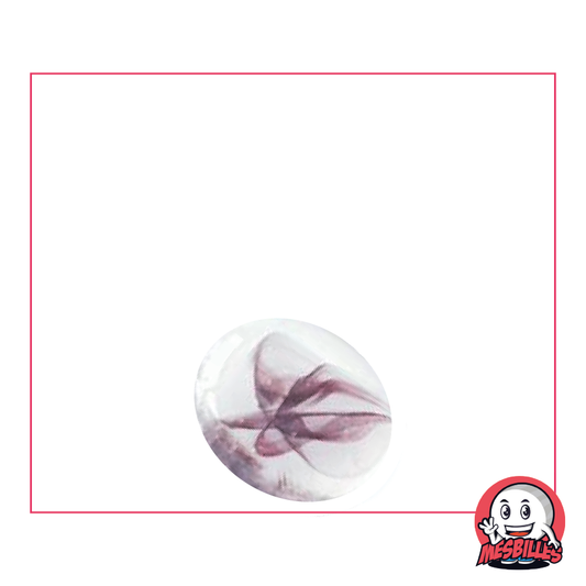 1 Bille Plate Froissé Violet 18 mm