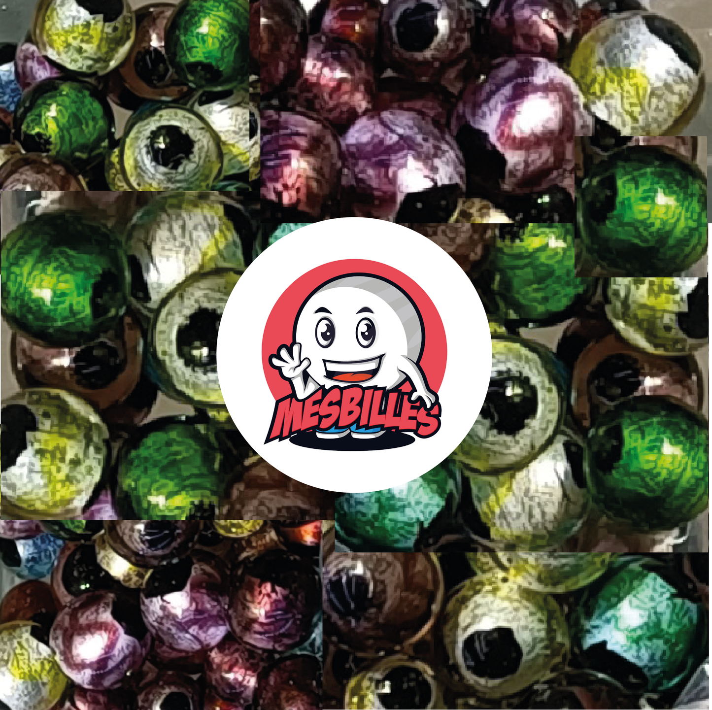 1 Bille Art Machu Picchu Bleu 22 mm