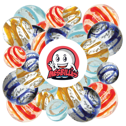 1 Bille Art Tourbillon Phosphorescent Bleu Foncé 16 mm