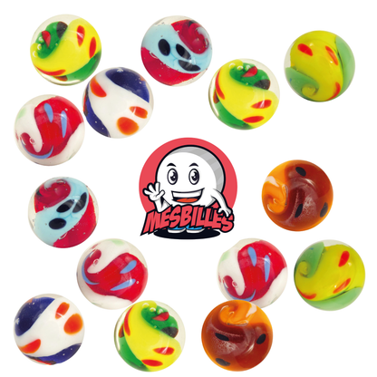 1 Murmel Art Yin-Yang Blau 16 mm