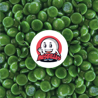 1 Murmeln Flach Dunkelgrün 18 mm