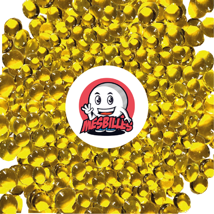 1 Murmeln Flach 12 mm Licht Gelb