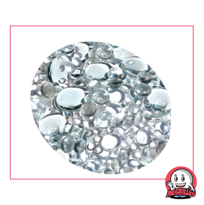 Billes Plate cristal, transparentes et translucides brillantes, 12mm-30mm