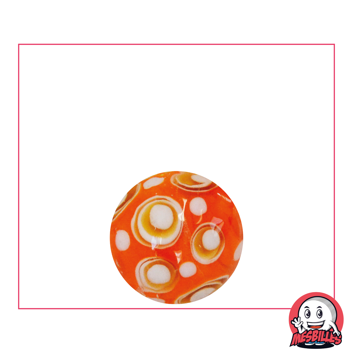 1 Bille Art Bubble Orange 16 mm