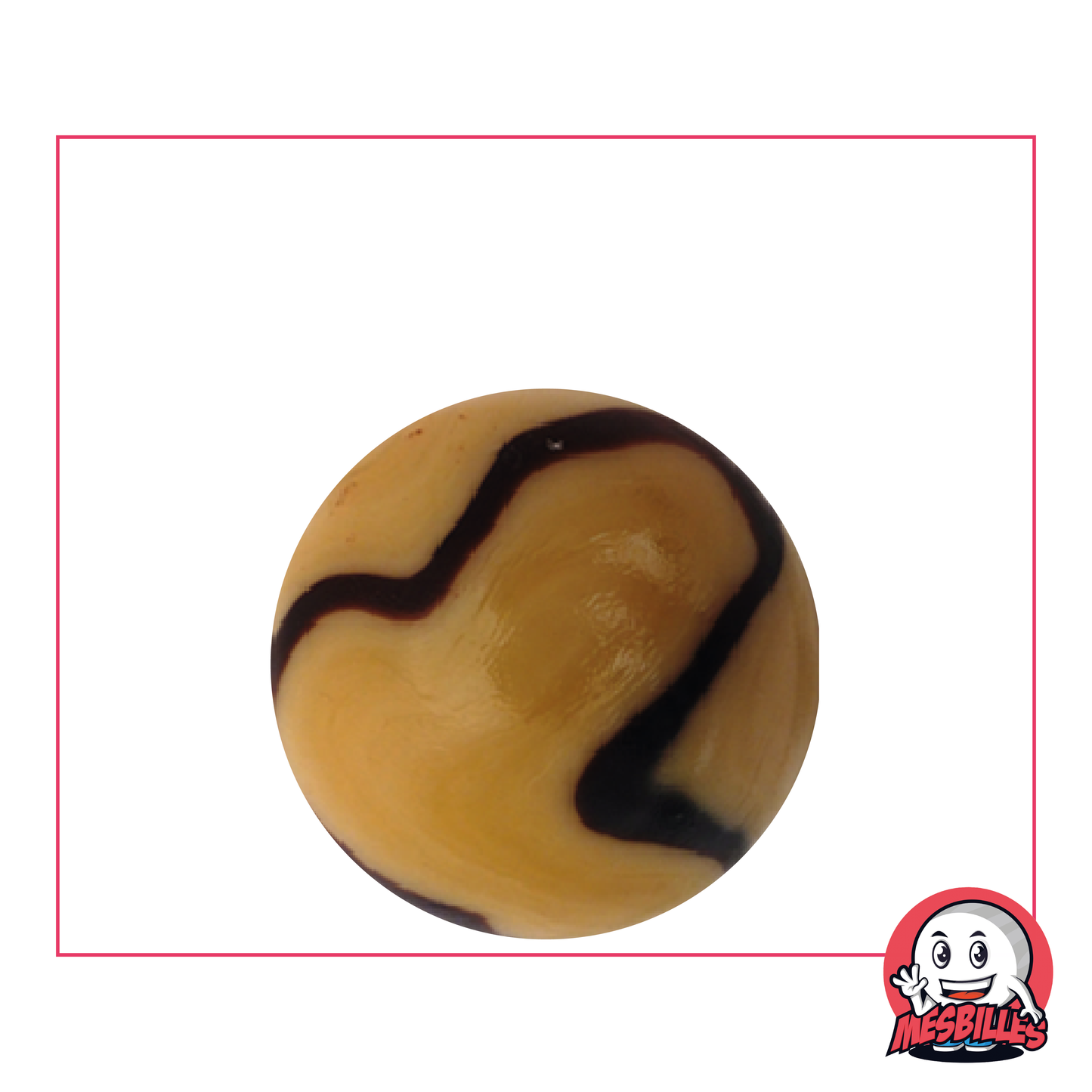 1 Bille Caramel 25 mm