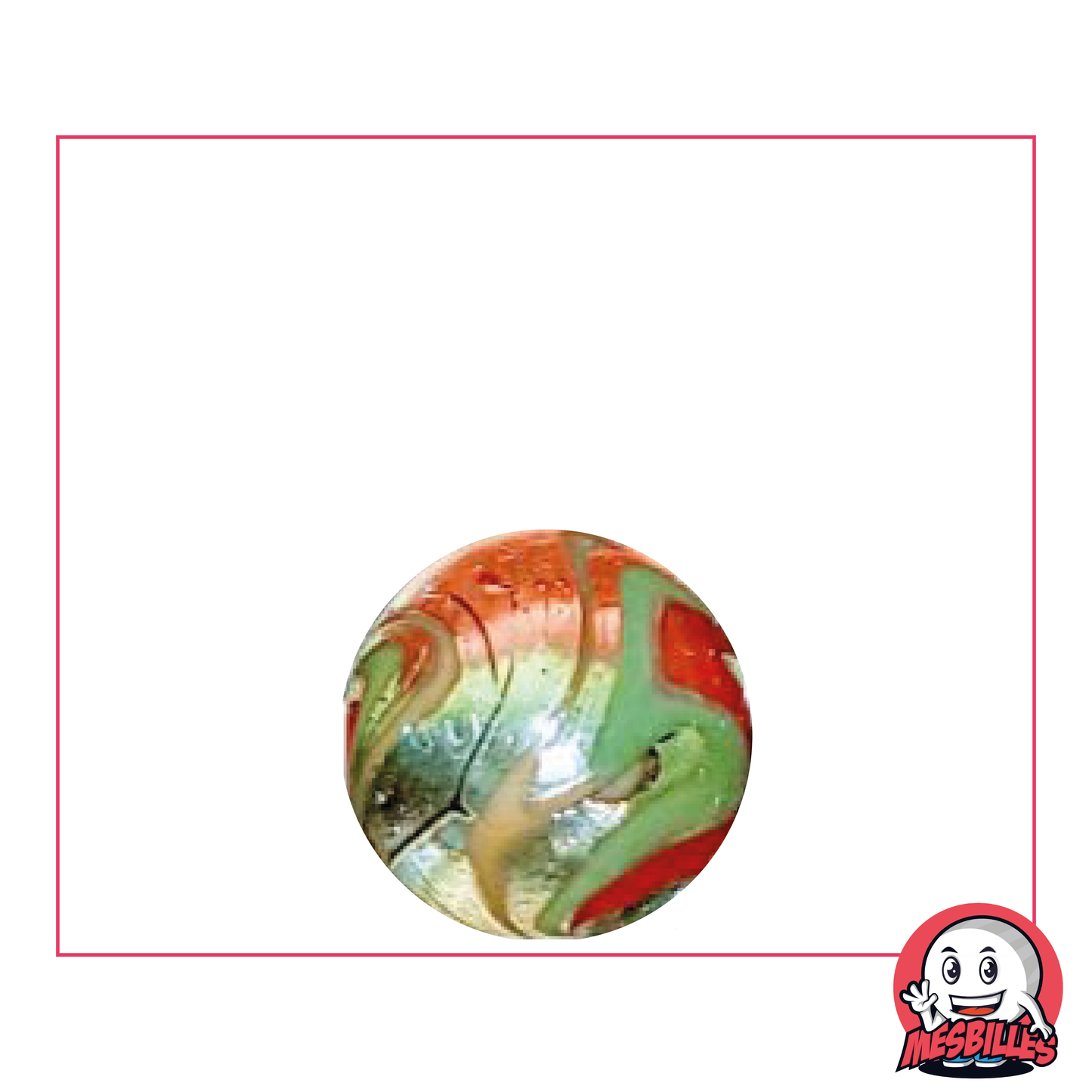 Bille en verre Festival | Des couleurs vibrantes pour des jeux festifs