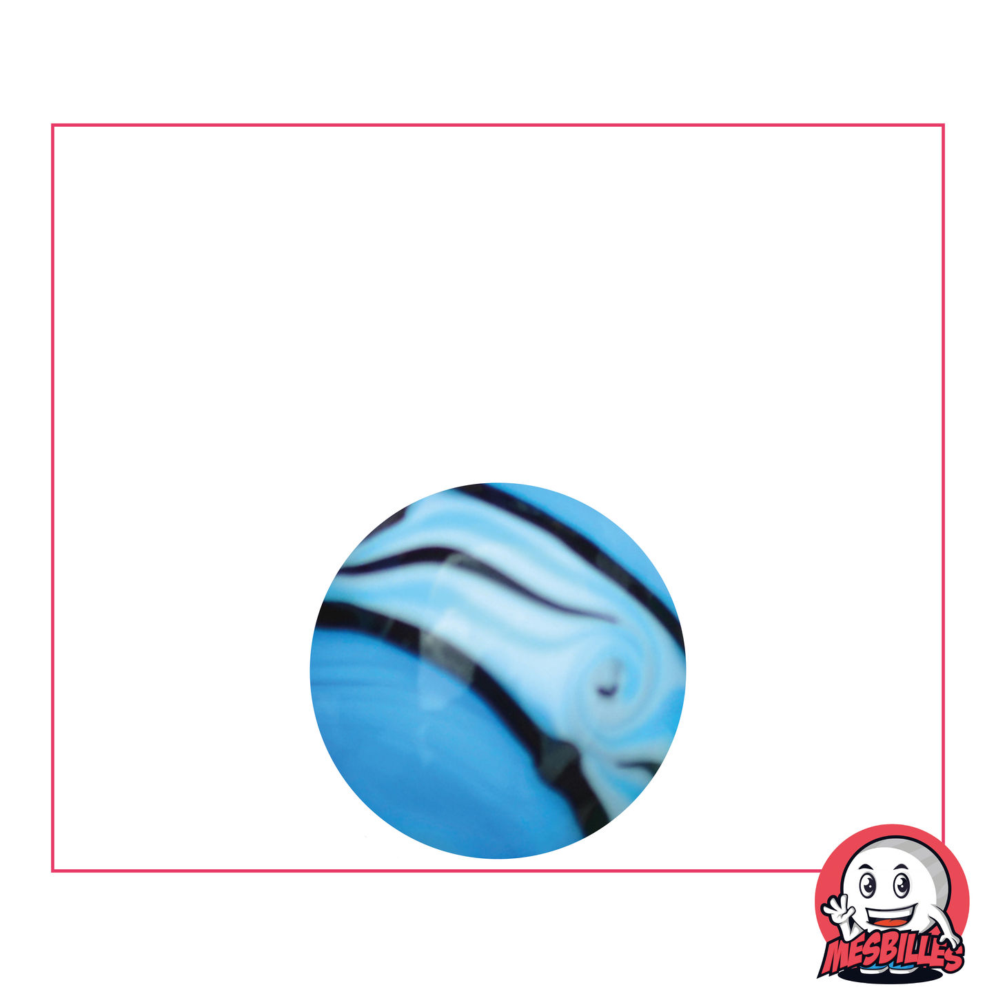 1 Murmeln Kunst Hawaii Türkis 16 mm