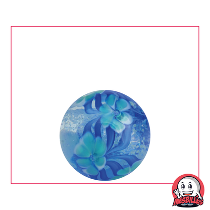 1 Murmeln Art Blühender Garten phosphoreszierend 22 mm