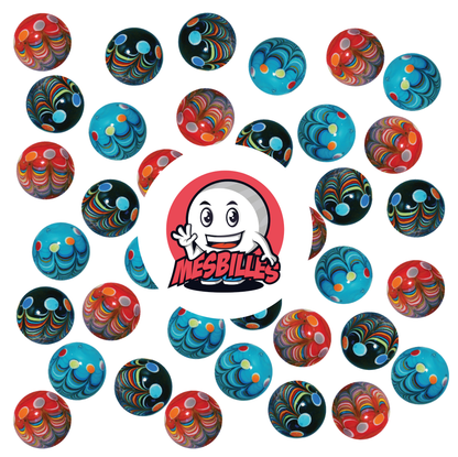 1 Bille Art Joker Rouge 22 mm